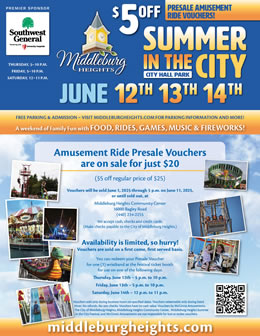 Middleburg Heights Summer in the City Festival Presale Vouchers